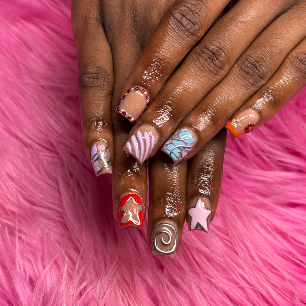 Short Fullset With Design