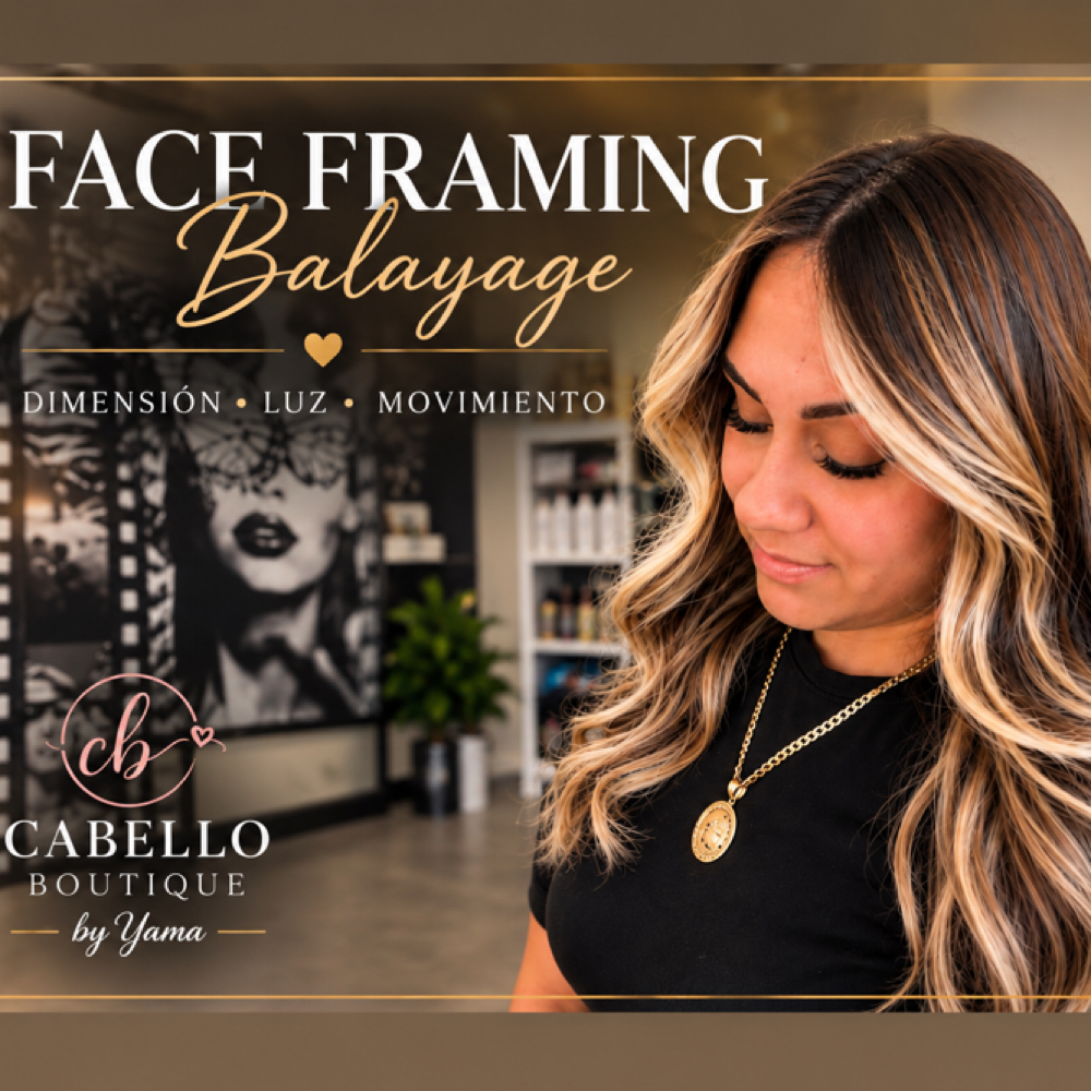 Face Framing Balayage at Cabello Boutique By Yama in Wilmington, DE