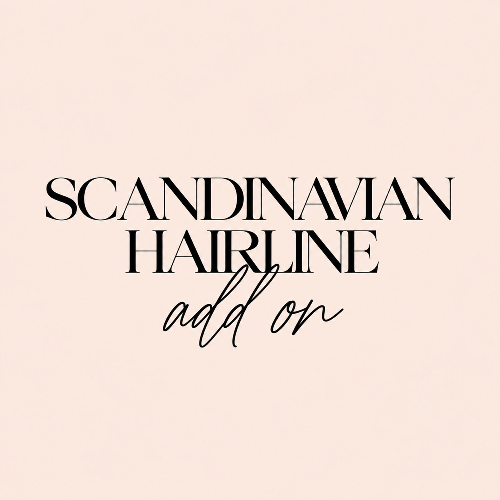 SCANDINAVIAN HAIRLINE ADD ON at Hair By Mariah Ashley in Wyandotte, MI, MI