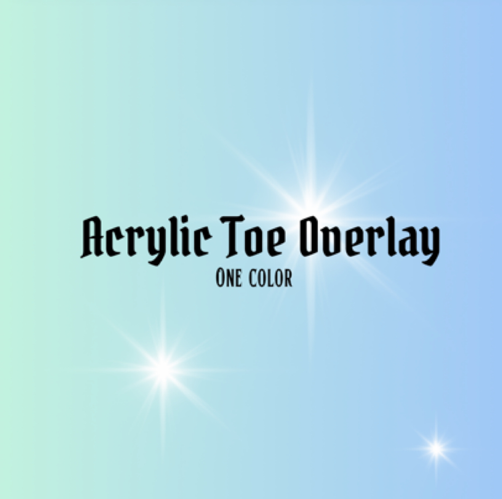 Acrylic Toe Overlay at Lonestarnailsnb in New Braunfels, TX