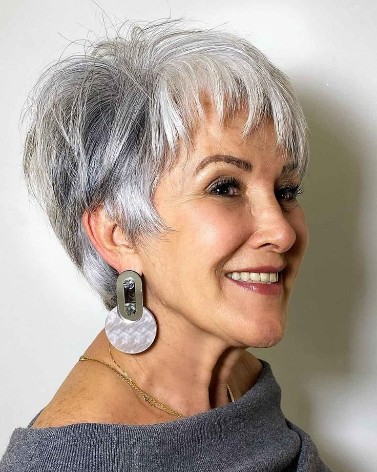 Senior Citizen Woman Haircut