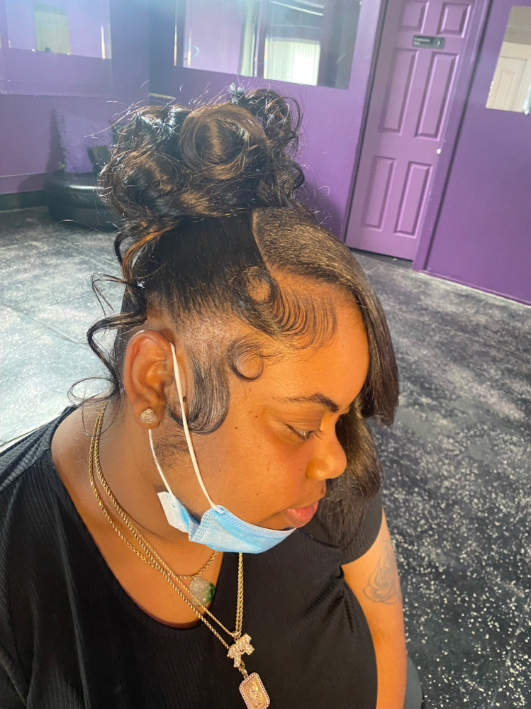 Up Do at Touched bylaneise in Long Beach, CA