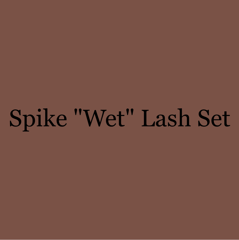 Spike "Wet" Lash Set