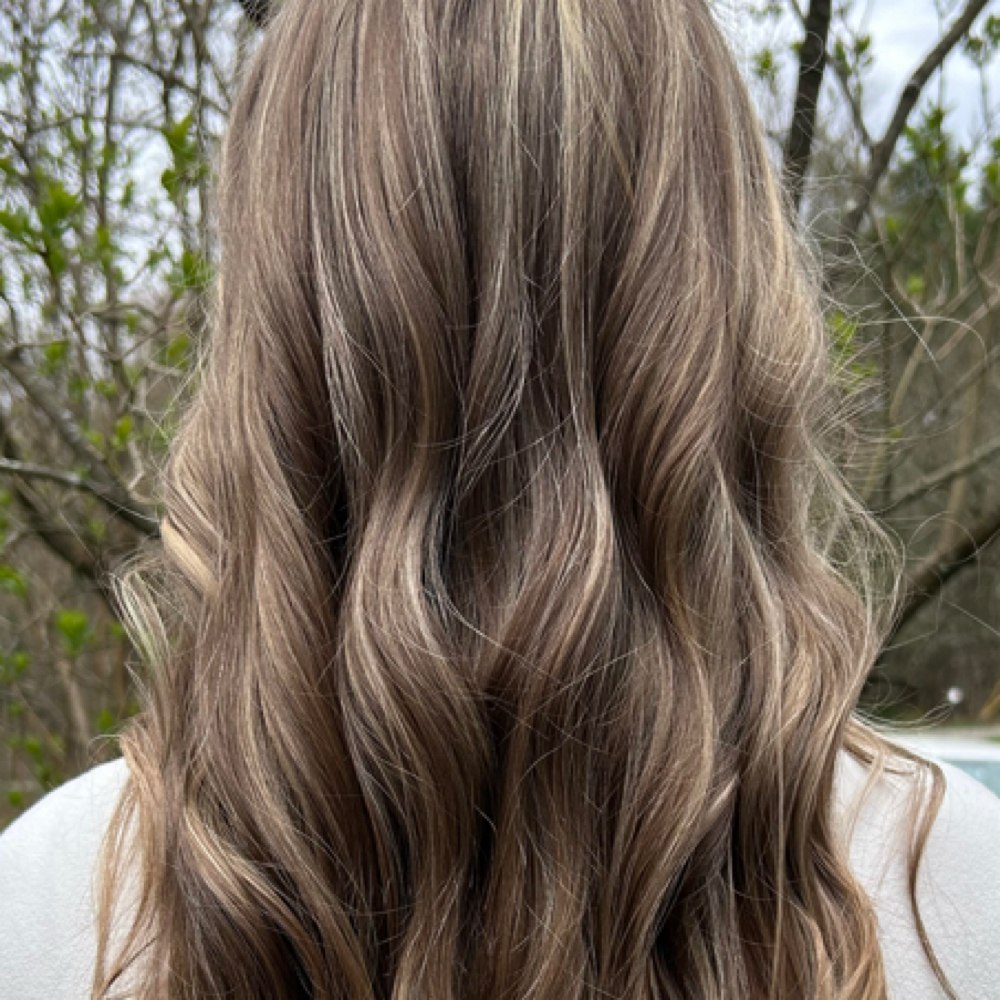 Partial highlight + lowlight at GLOW Spa Tanning & Fitness in Owego, NY