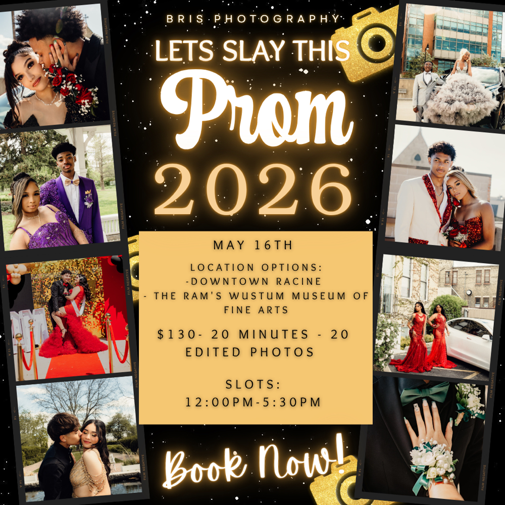 PROM MAY 16th at Bri's Photography in Racine, WI