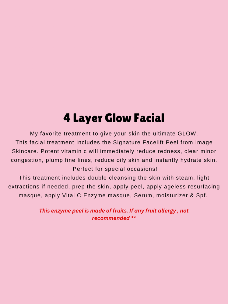 4 Layer Glow Peel Facial