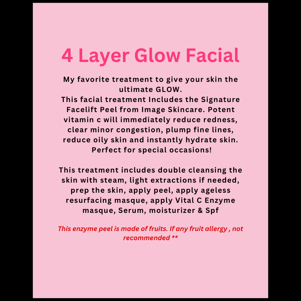 4 Layer Glow Peel Facial