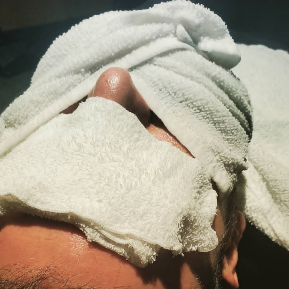 Beard Trim with Razor at Pinpoint Barbershop in Kirkland, WA