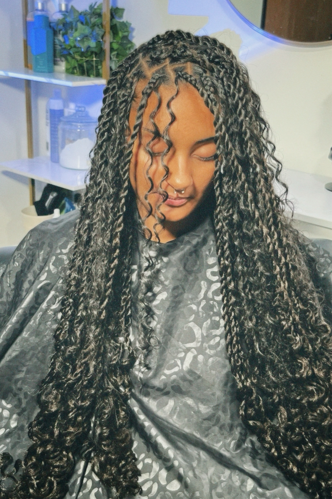 S/M Senegalese twists