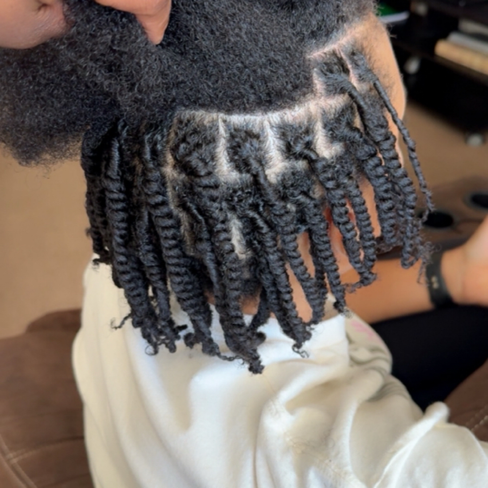 Starter Locs/ Double Strand Twist at Layla’s Locs of Luv in Palmyra, VA
