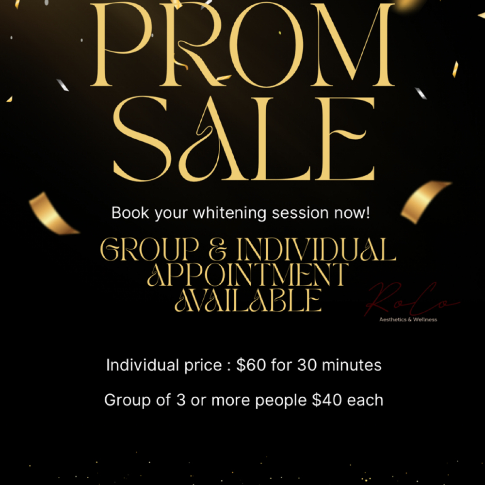 PROM WHITENING at RoCo Aesthetics & Wellness in Mayodan, NC