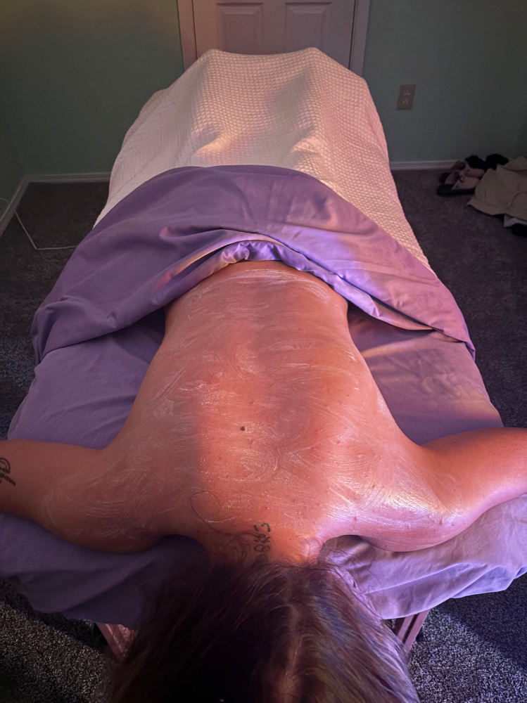 Back Treatment W/ Hot Stone Massage