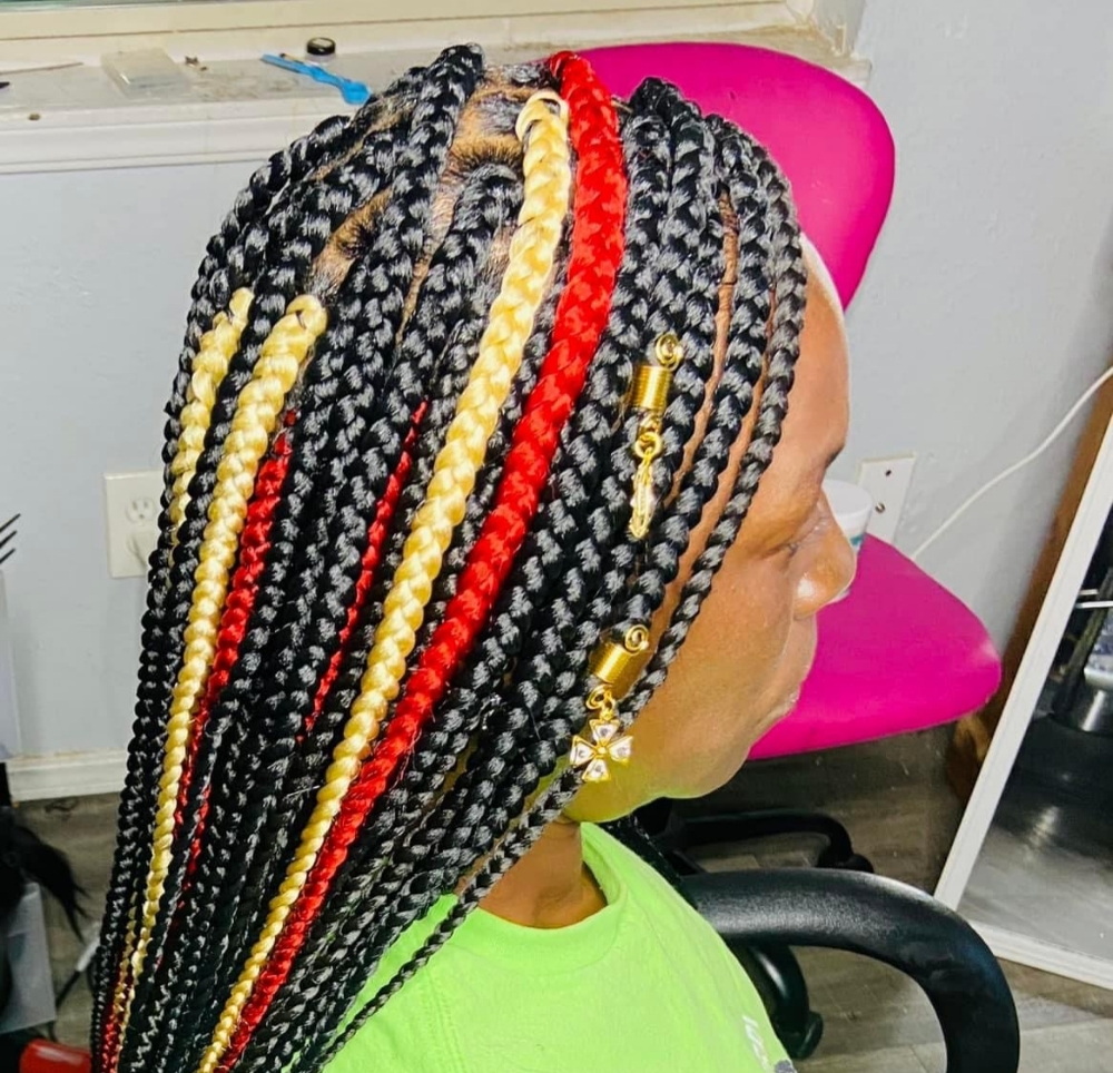 Medium Box Braids