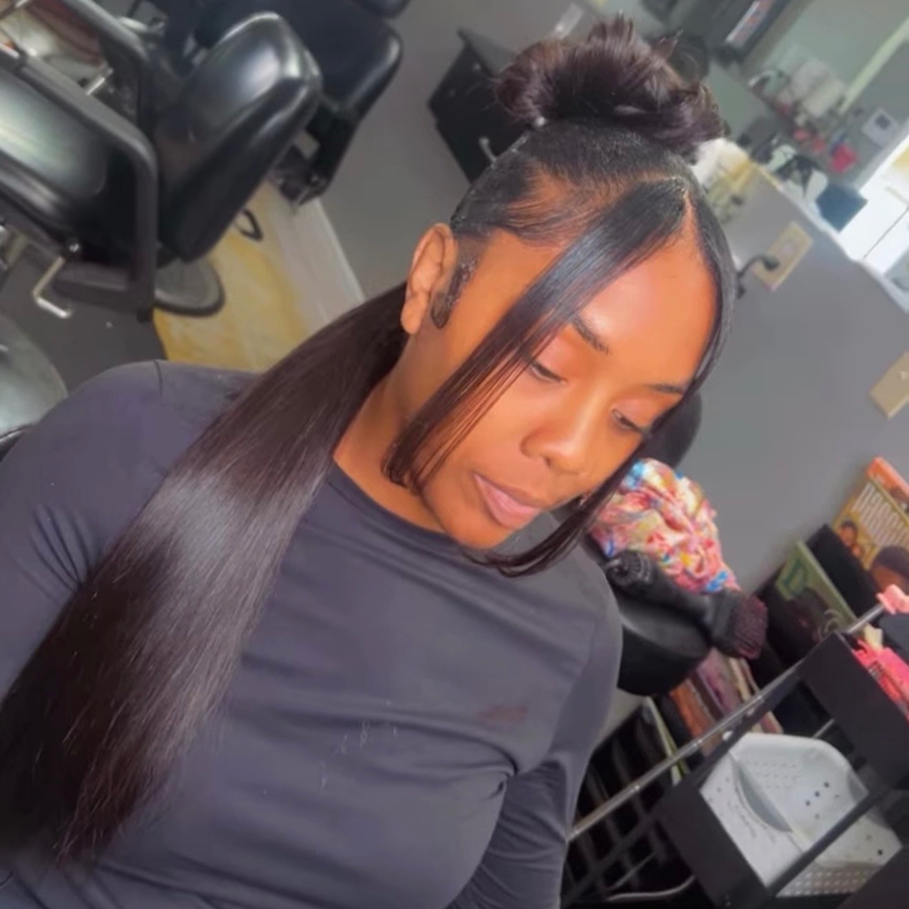 Sleek Ponytail at Allures Beauty