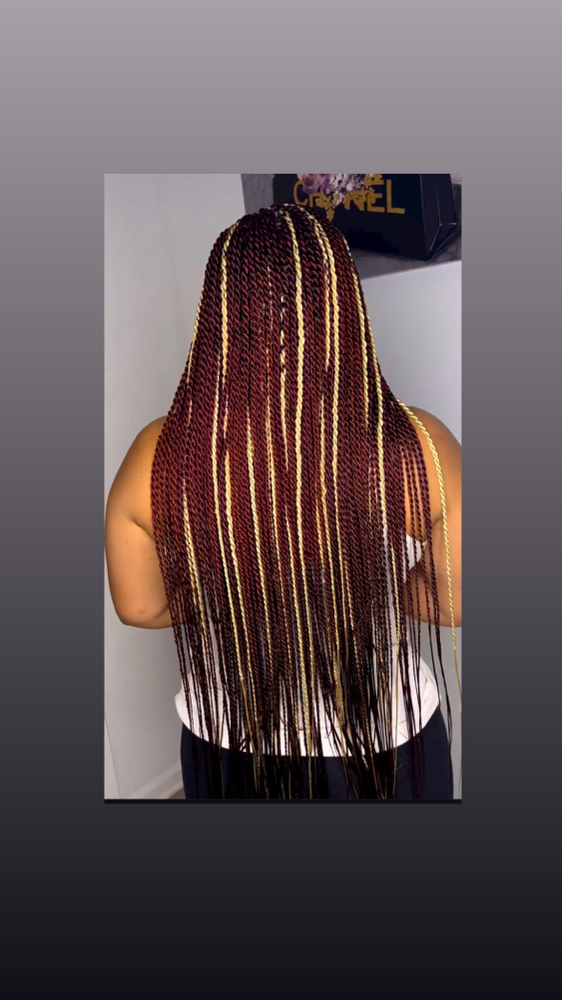 SELECT SENEGALESE TWIST: WAIST LENG