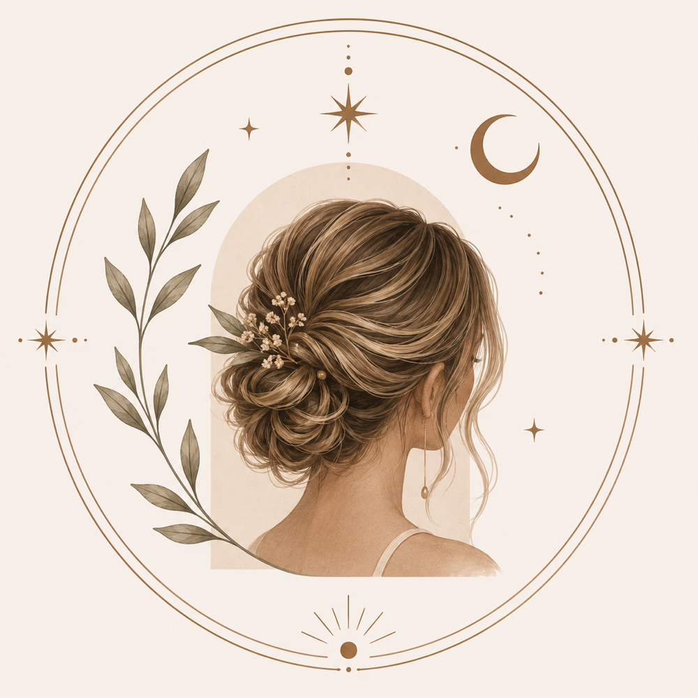 Half Updo at Hair Craft by Ane in Cape Coral, FL