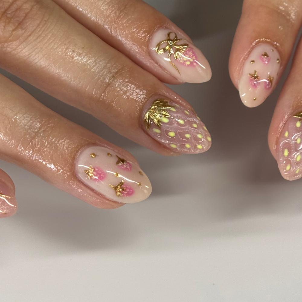 Acrylic Overlays at Gilded Nails Studio in San Antonio, TX
