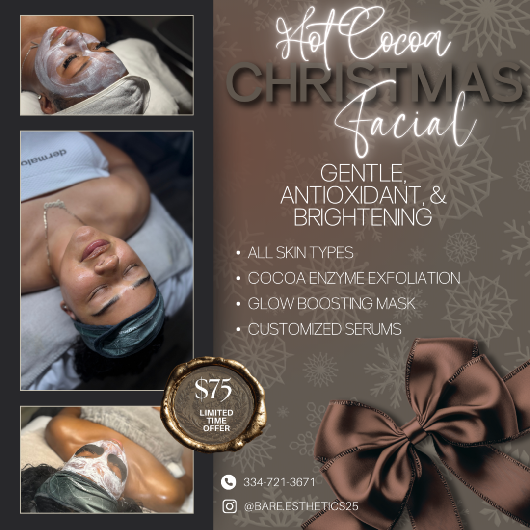 Hot Cocoa Christmas Facial 🤎