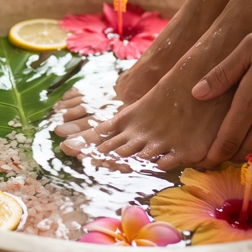 Tropical Pedicure at Kitchen Nails Zaragoza in El Paso, TX