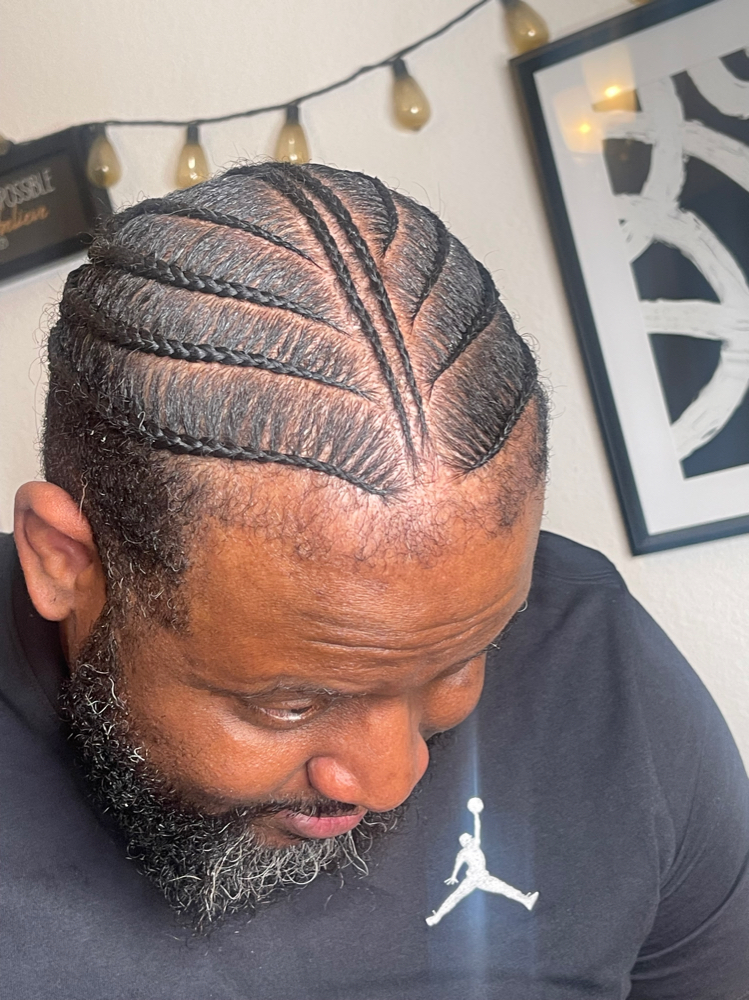 Mens Braids - Middle Only