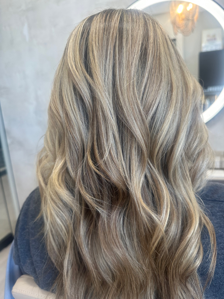 Partial Blonding And Cut