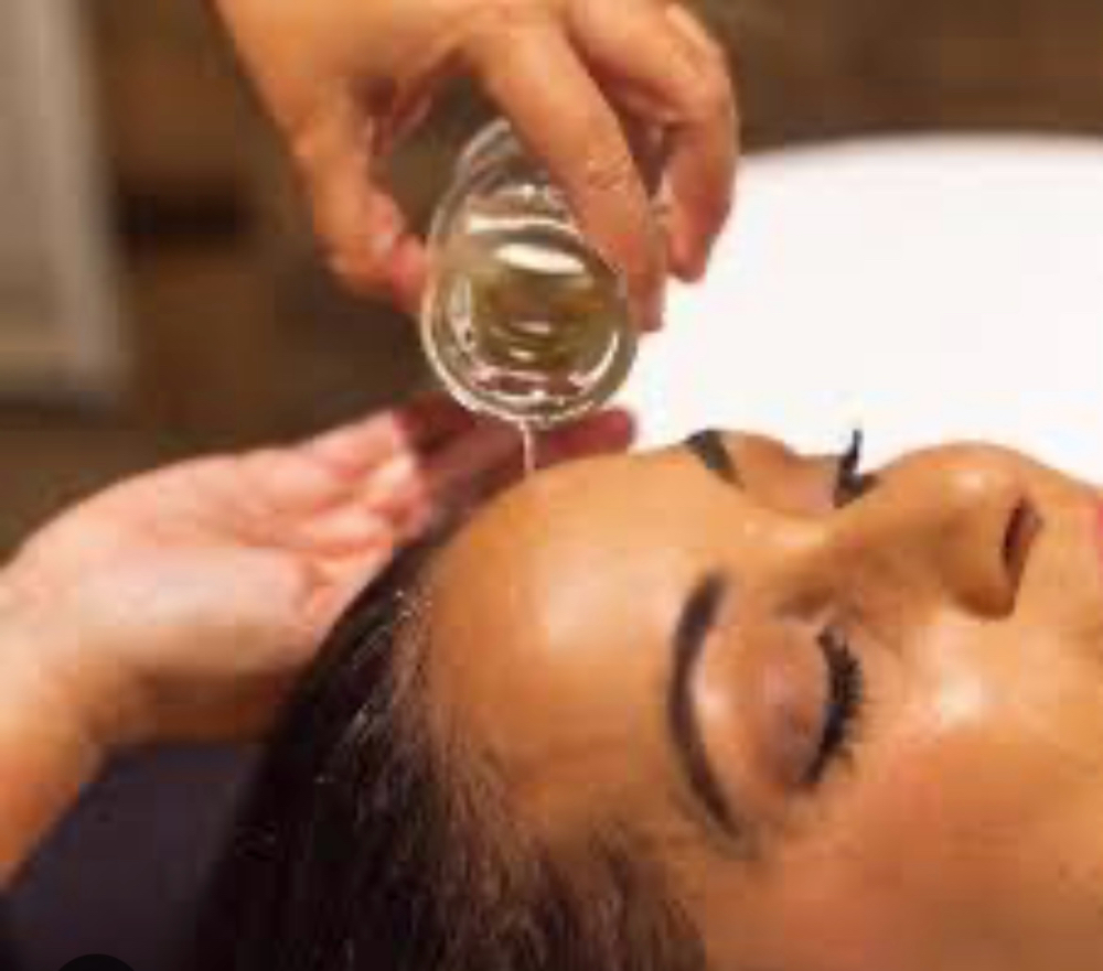 Warm Oil Scalp Massage