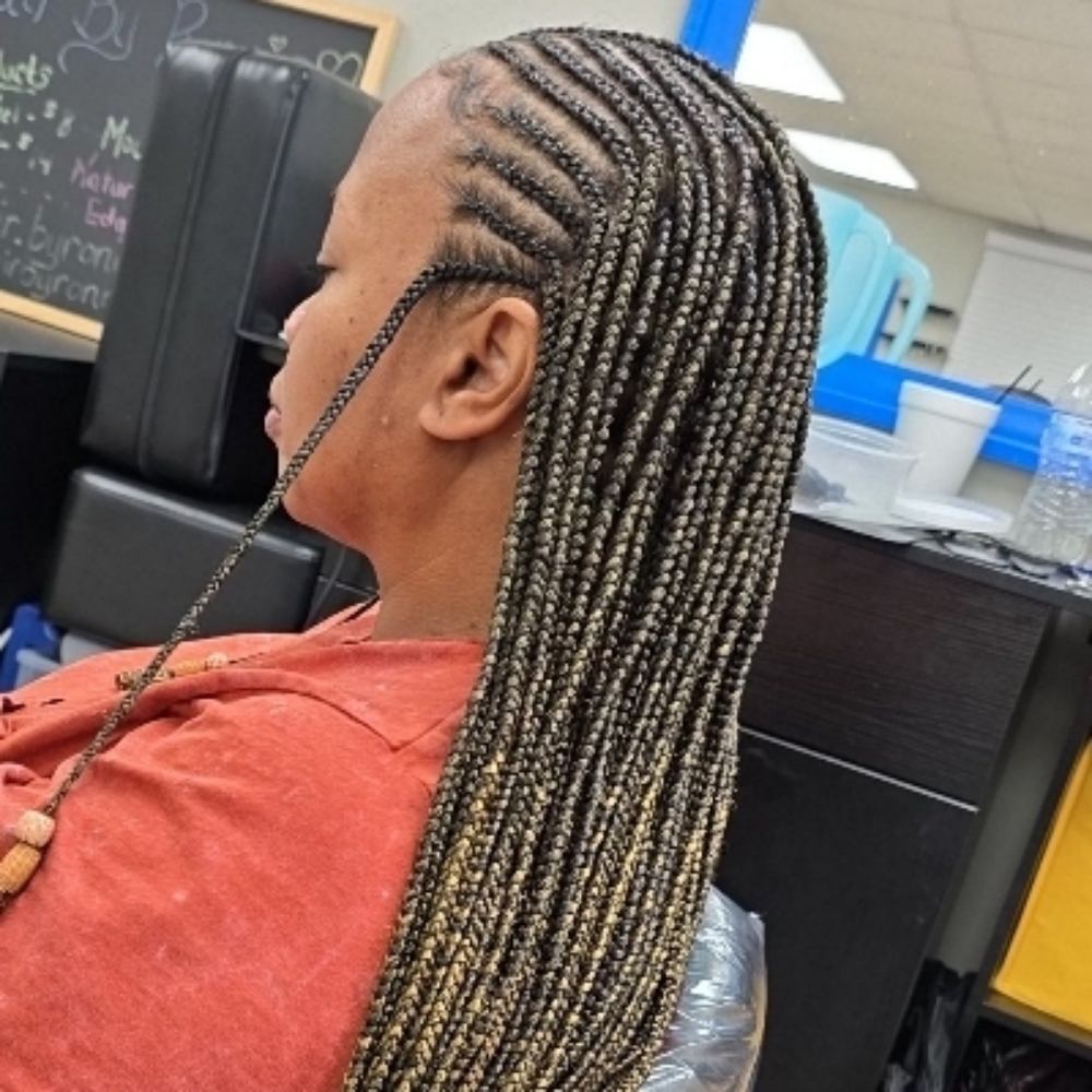 Half-&-Half Knotless at Hair By Ronnie in Charlotte, NC