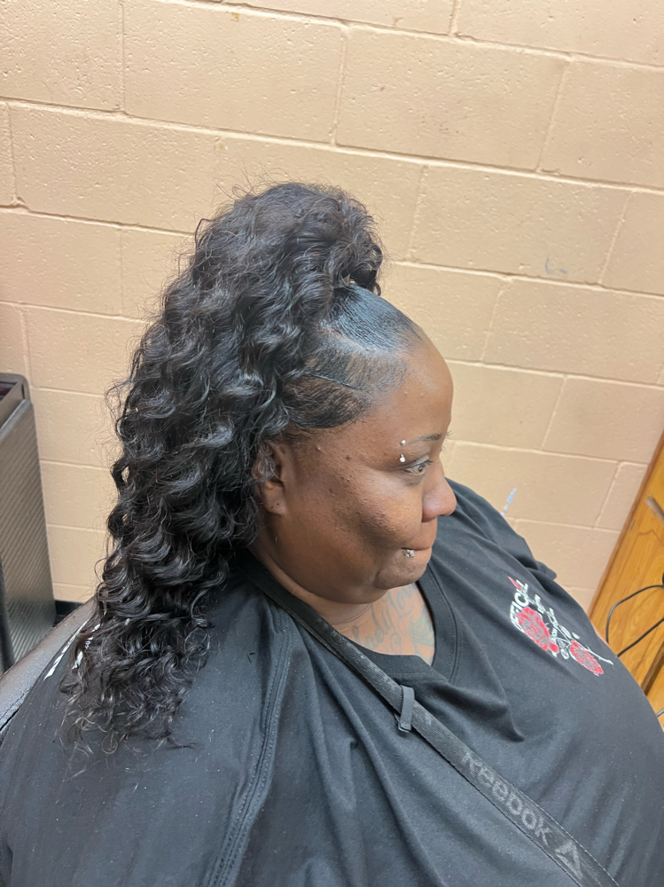 Half Up/half Down Sewin