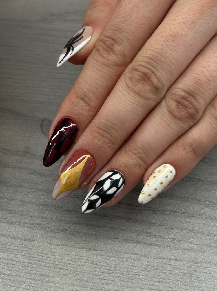 Gel x full set and removal