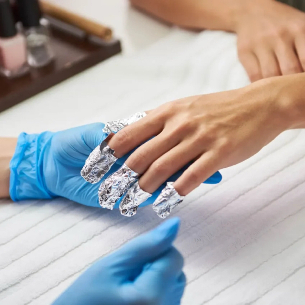Product Removal soak-off at Delicacy Nails LLC in Brandon, FL