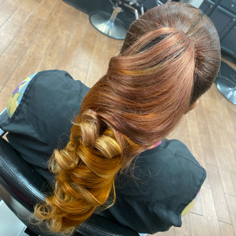 Silk Press Sleek Ponytail at The UDQ in Memphis, TN