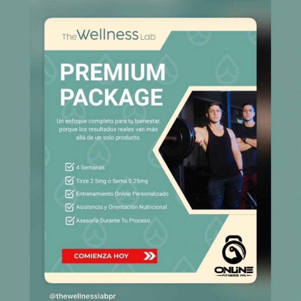 Premium Package at The Wellness Lab PR in Carolina, PR