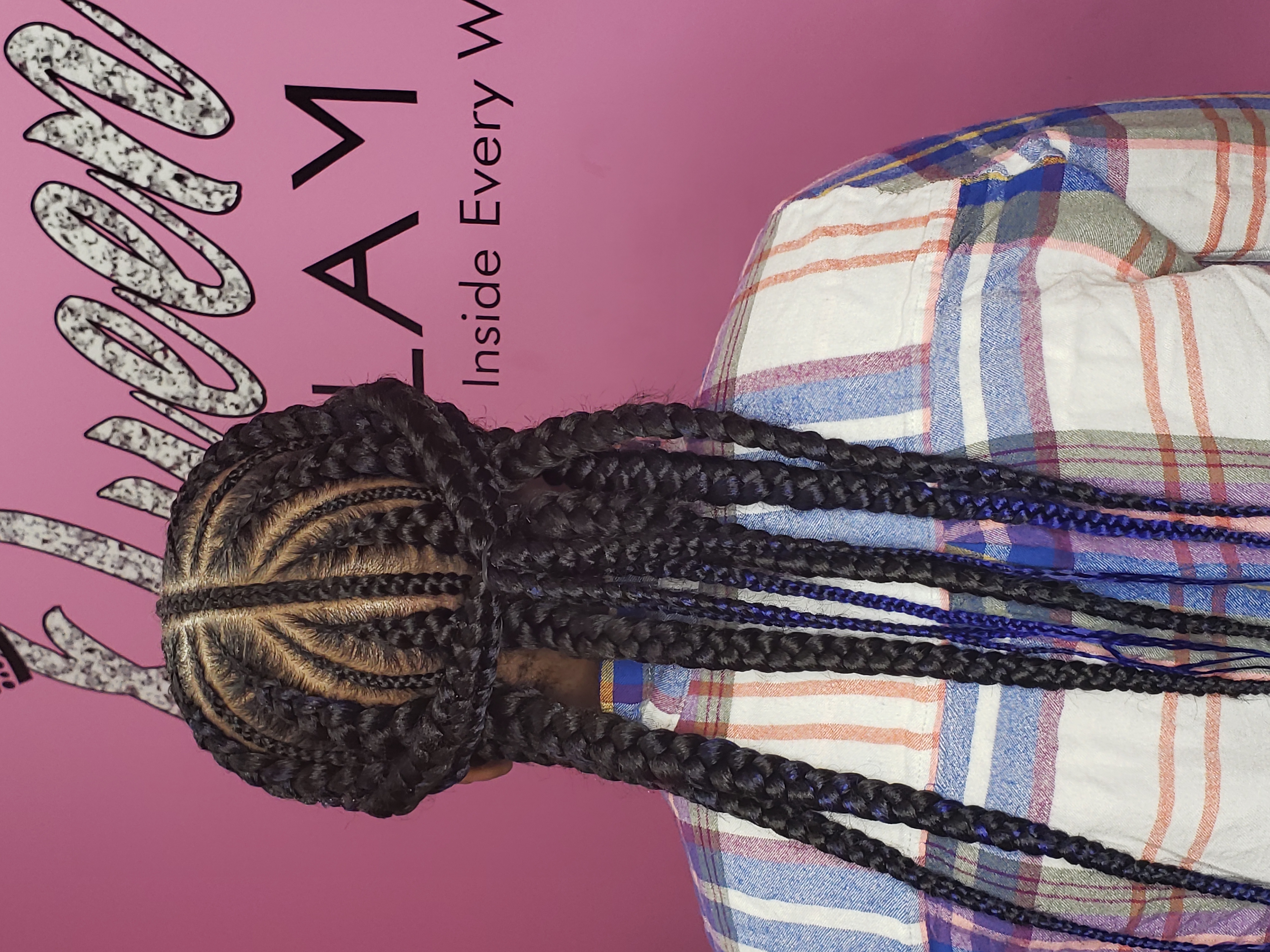 Kids Braids w/ hair added