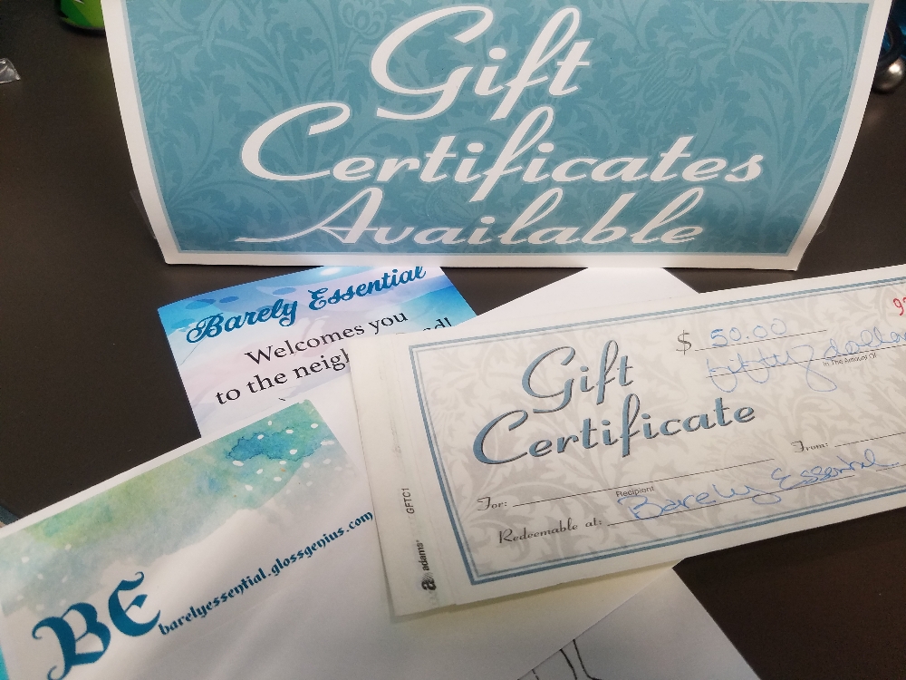 GIFT CERTIFICATE