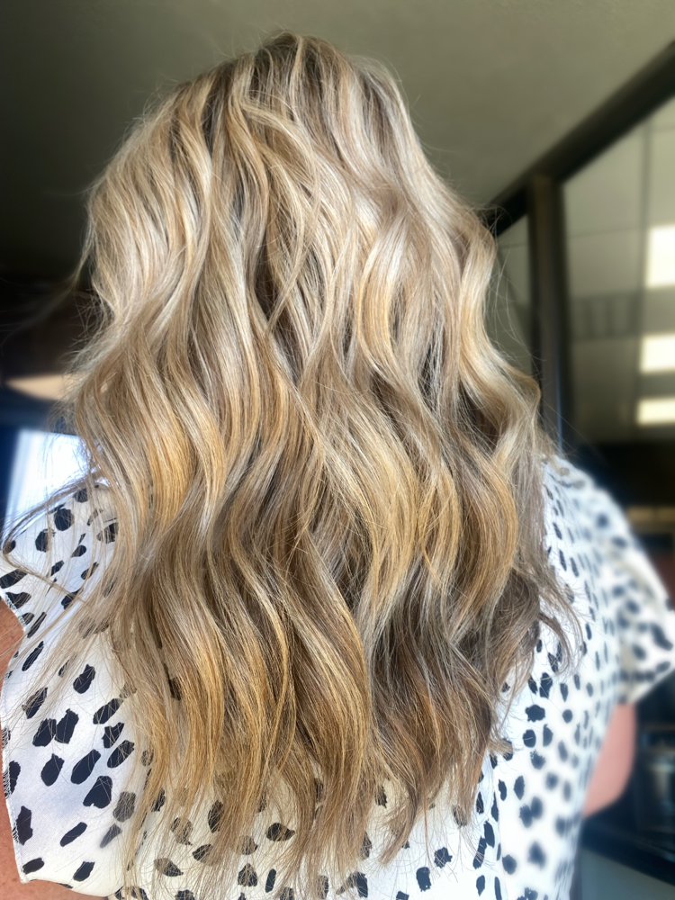 Root Touch Up + Balayage