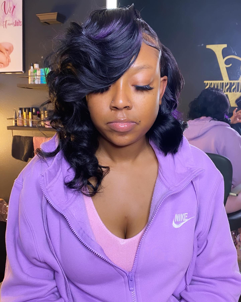 Quick weave (Curly Bobs)