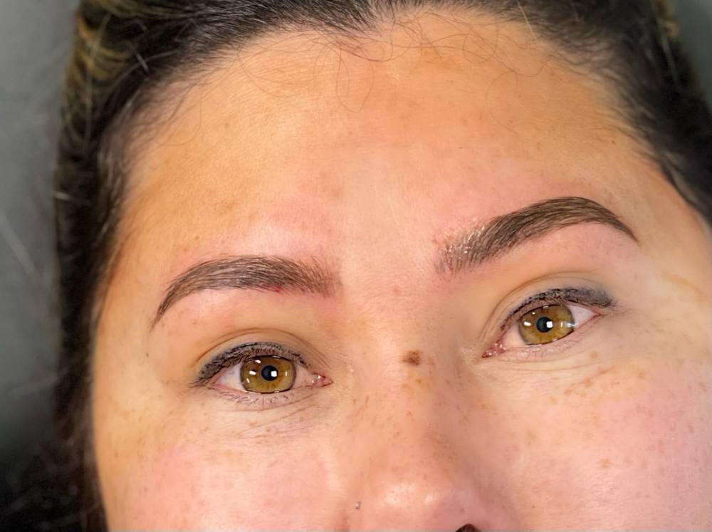 Microblading Eyebrows at Wild Roots Salon in Dayton, TX