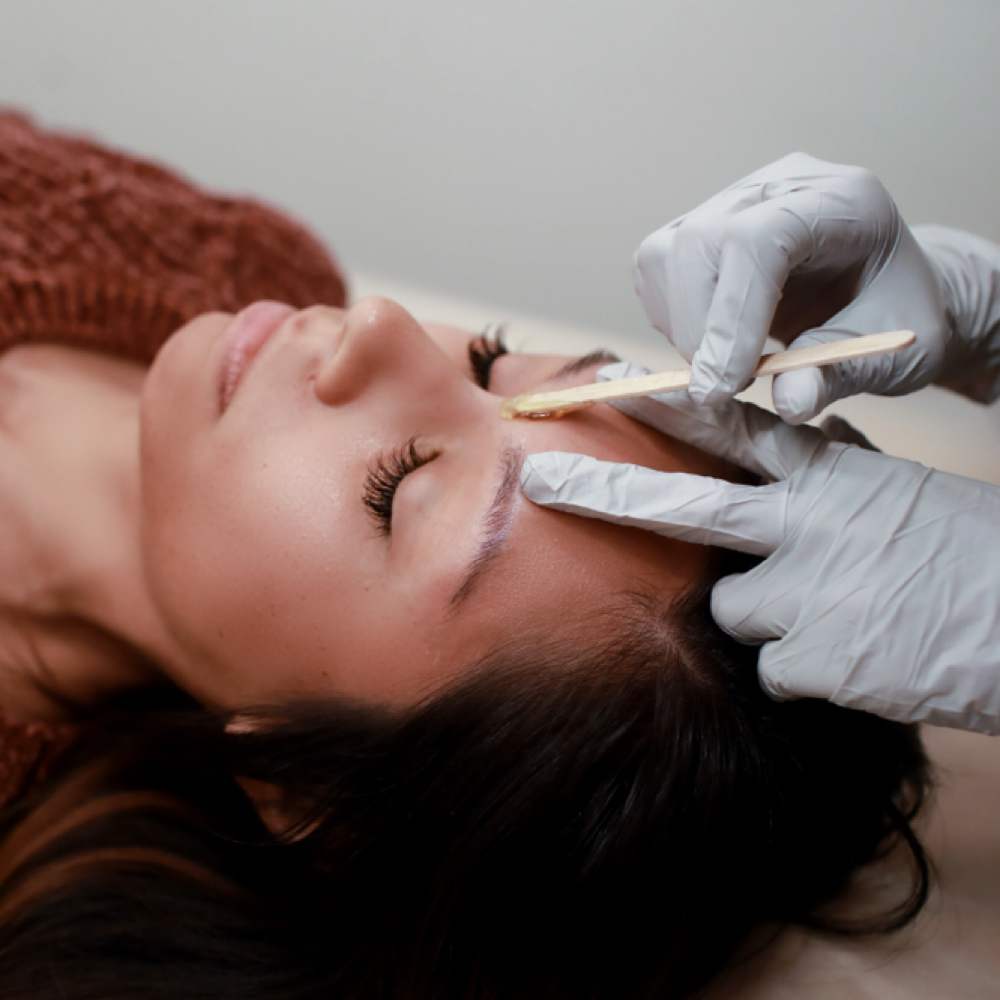 Middle Eye Brow Clean Up at Peonies Skin Boutique in OCEANSIDE, CA