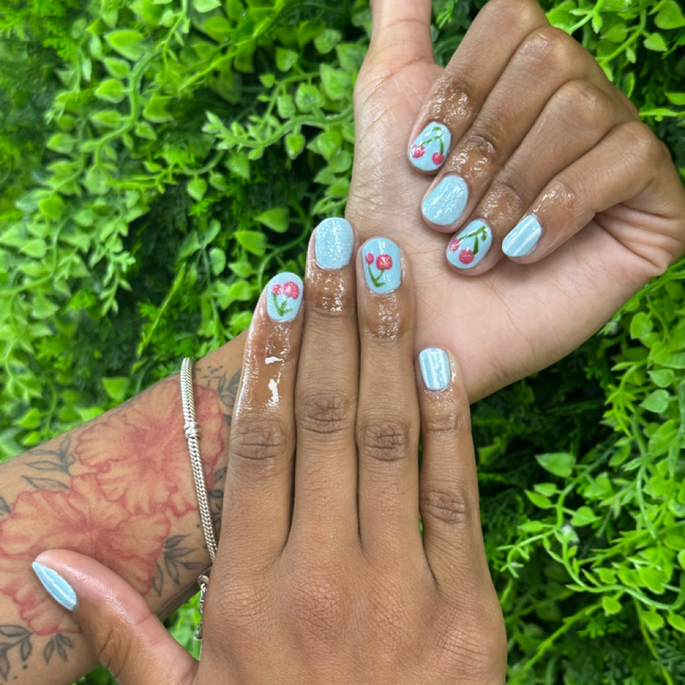 Lacquer Mani/Pedi at Cats Eye Nails LLC in Bowling Green, OH