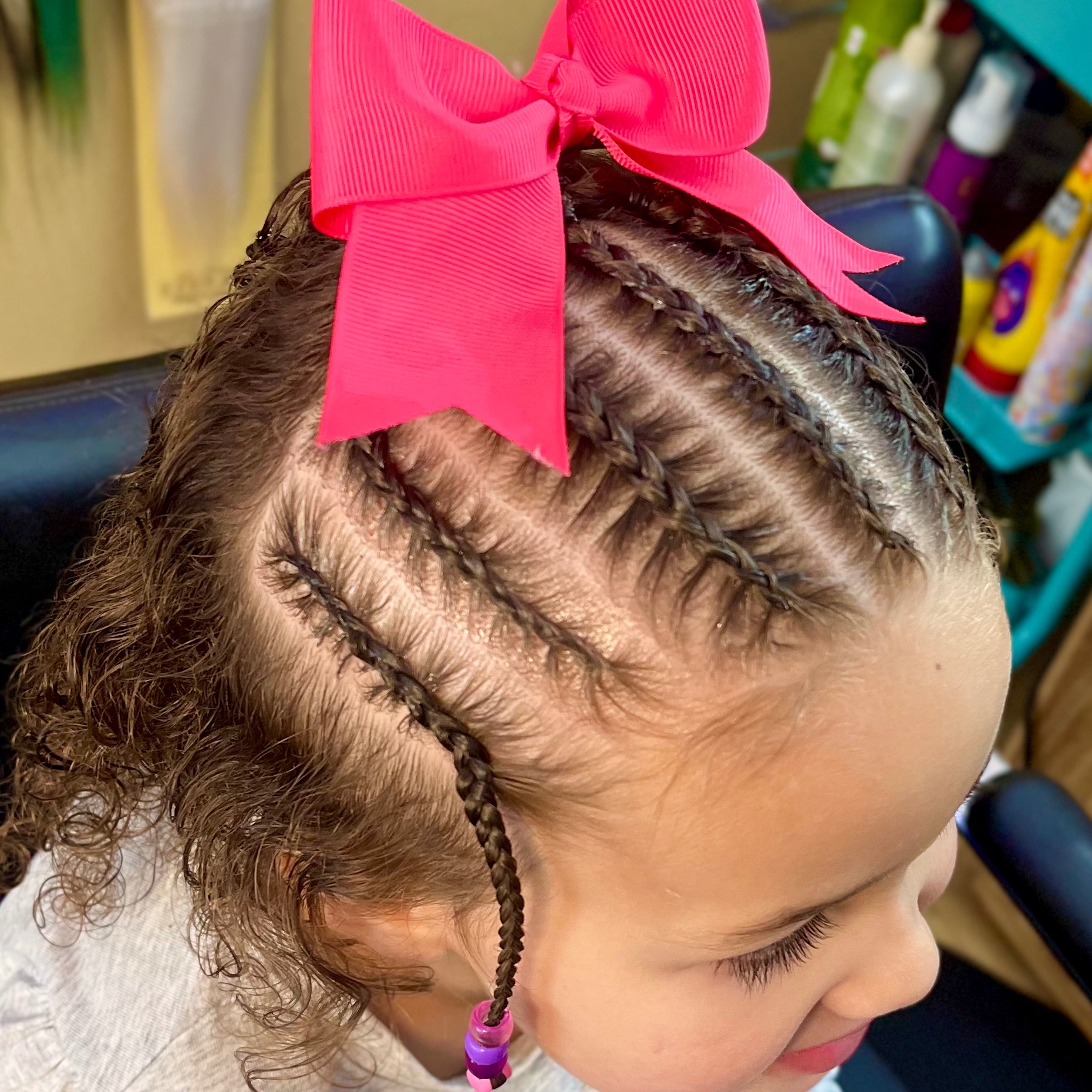 Partial Braids at Olivia Fades & Braids in Blue Ridge, TX