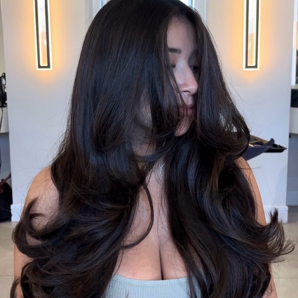 Haircut and Blowout at Amani Beauty Studio LLC in Dearborn, MI