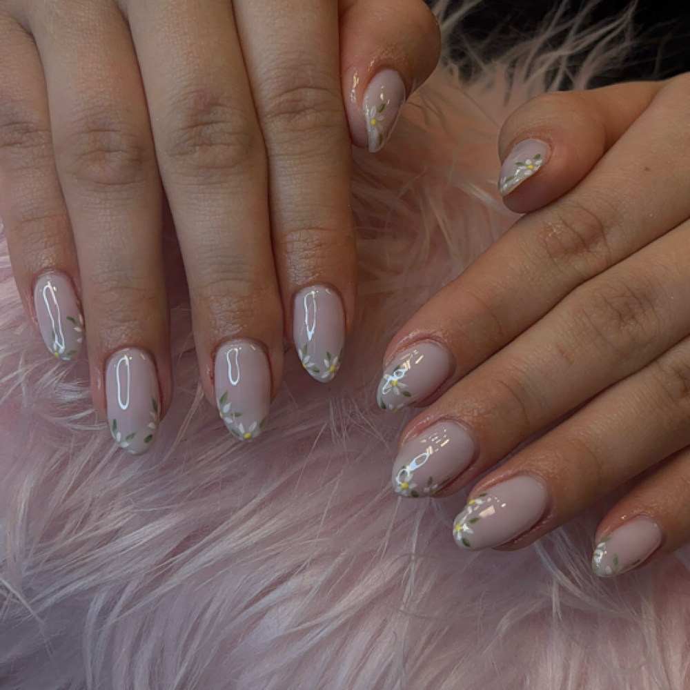 Structured Gel Manicure at Deep Breath Salon & Holistic Center in Western Cranston, RI