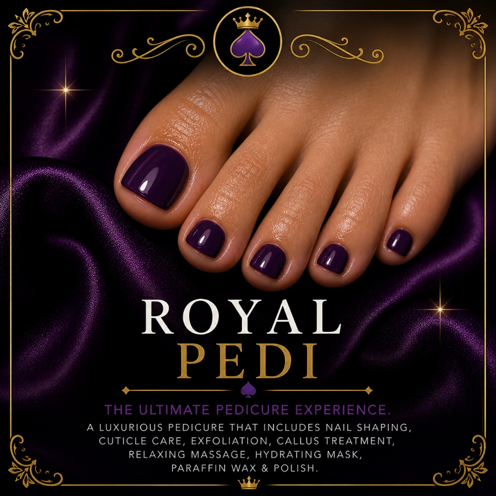 Royal Pedicure at Royal Flush Nail Co. in Christiansburg, VA