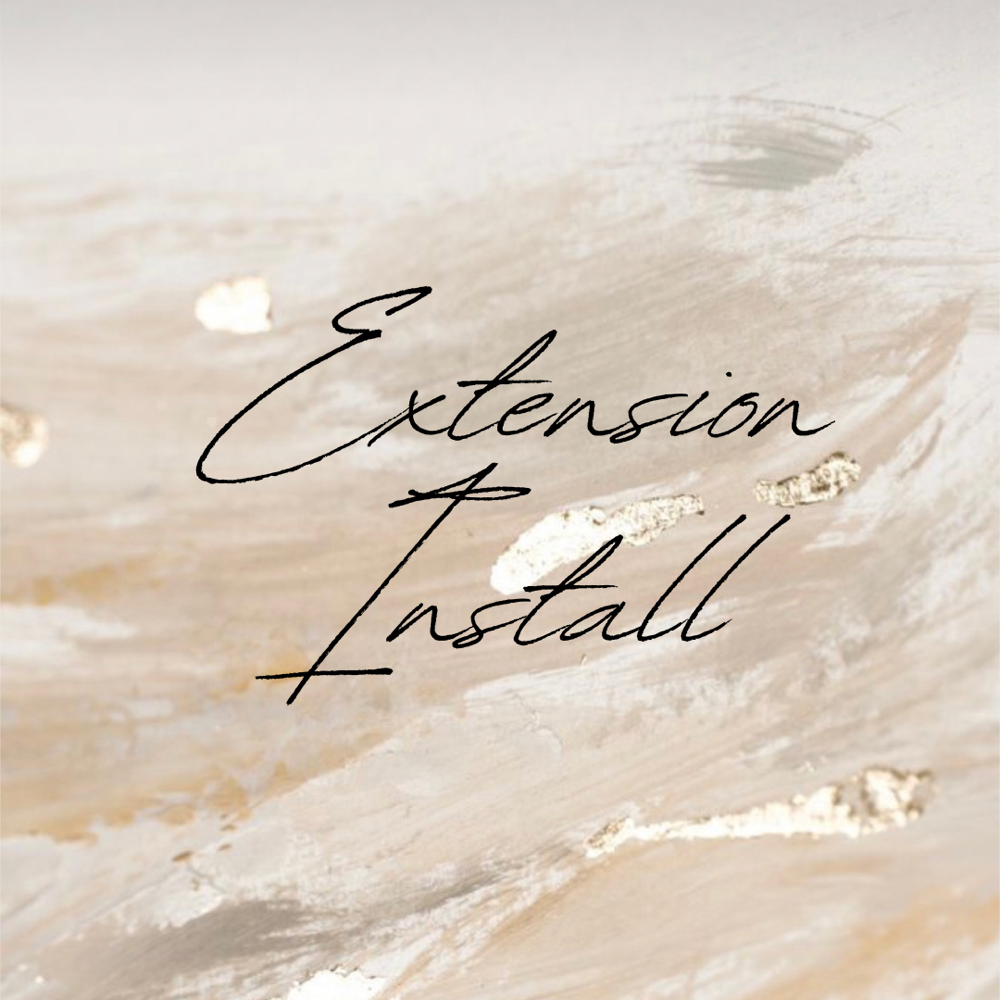 Extension Install
