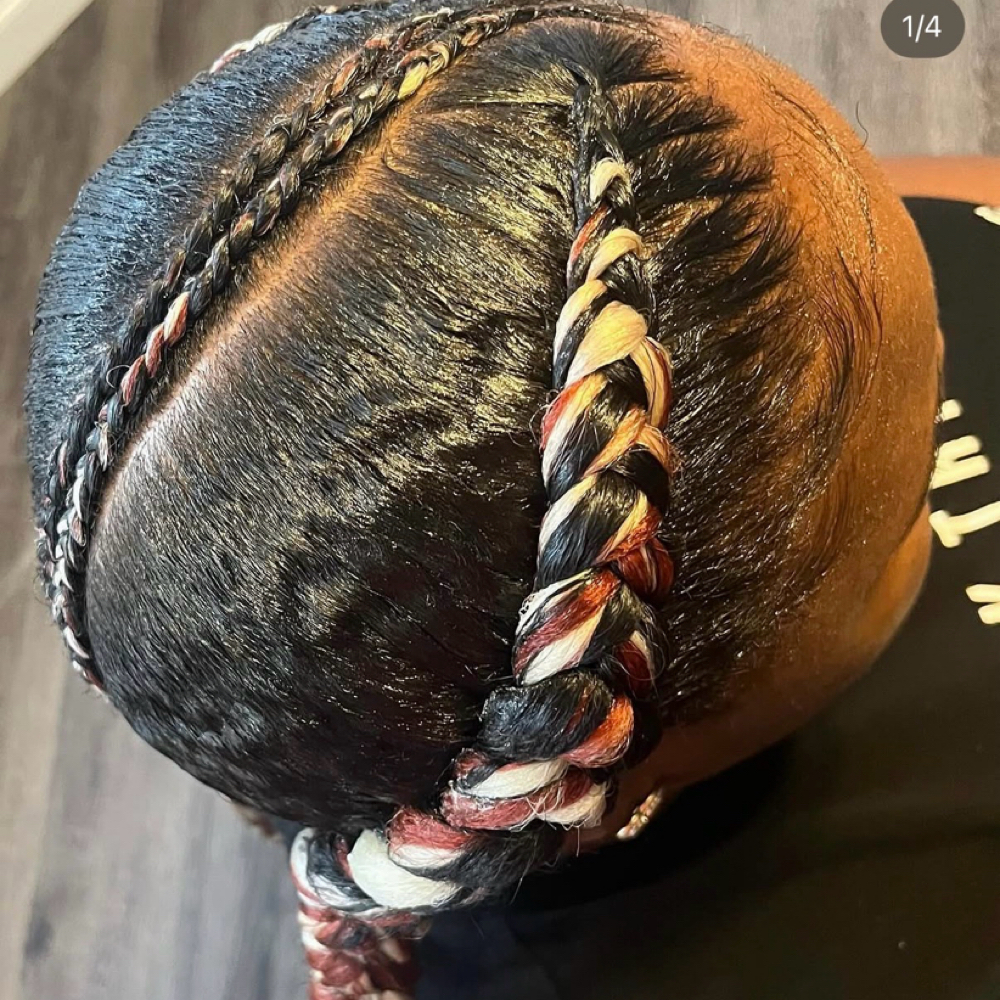 Two Braids at XO LUXE BEAUTY in West Columbia, SC