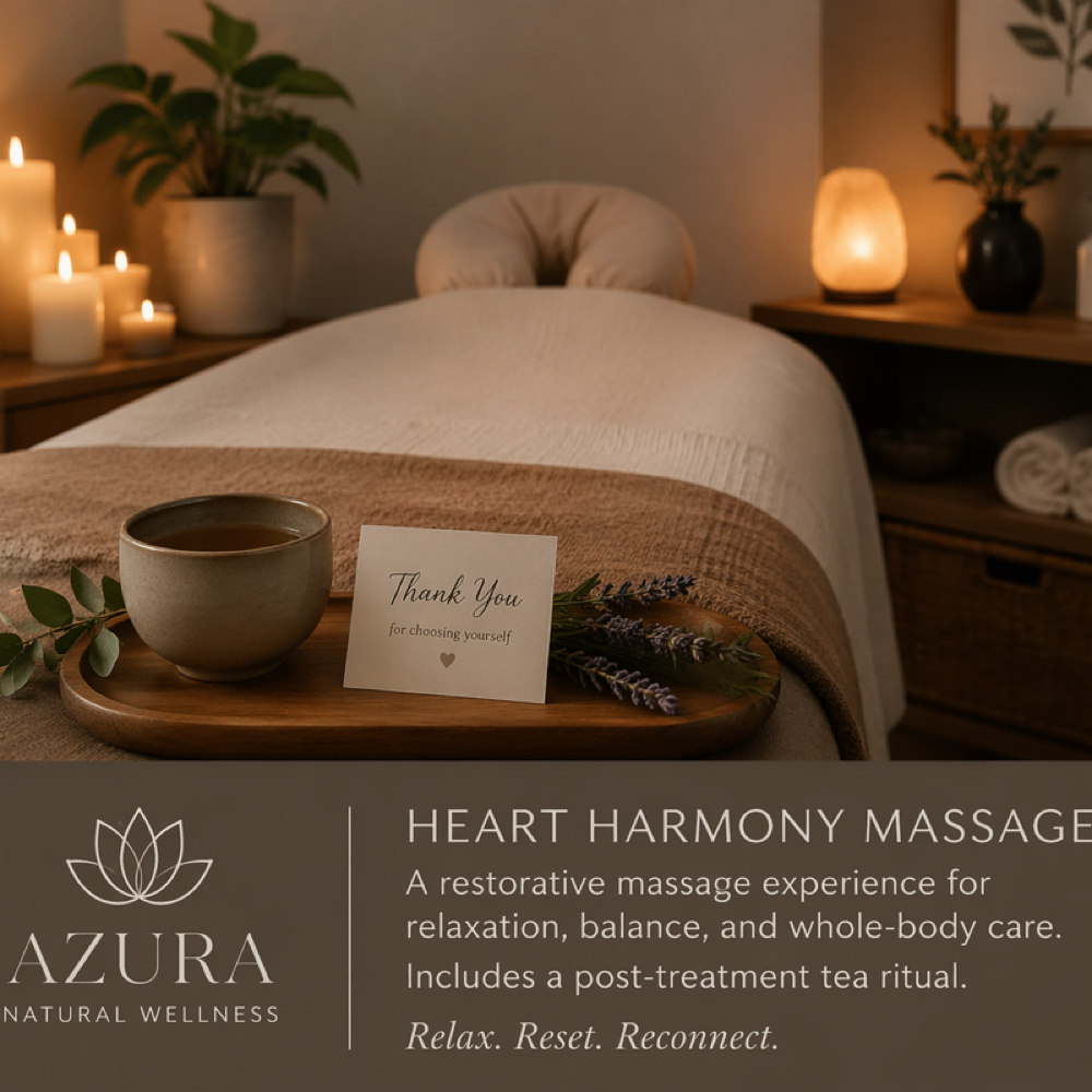 Heart Harmony Massage at Azura Natural Wellness in Highland, IN