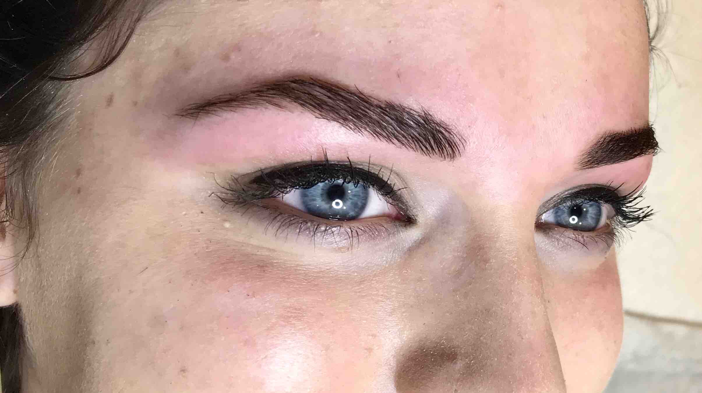 Brow Design With Henna