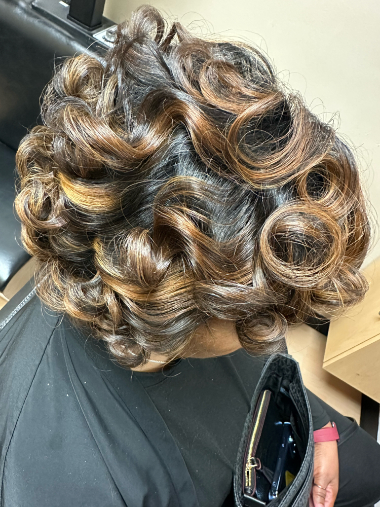 Hair coloring/highlights