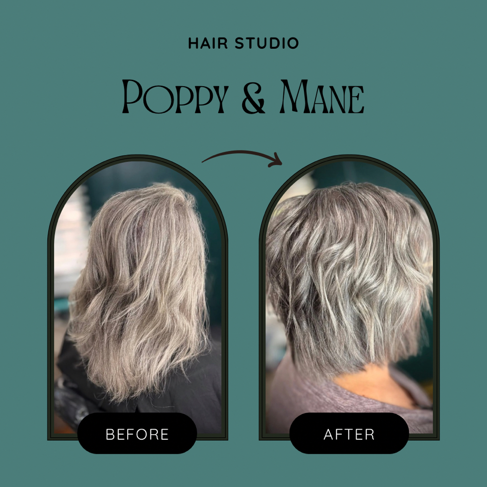 Women's Haircut 14 & Up at Poppy & Mane Hair Studio w/Hair By SarahJayyy in Texas City, TX