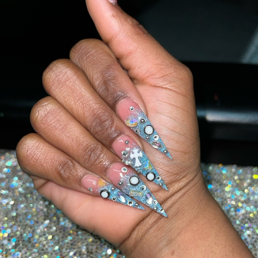 Long Recreation/ Inspo Tier 3 at Muse nails n co. in Hampton, VA
